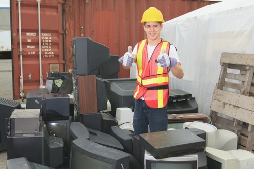 Clean and safe construction site after waste clearance in Croydon